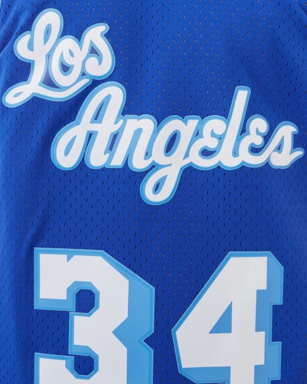 Mitchell &amp; Ness koszulka męska NBA Swingman Los Angeles Lakers Shaquille O'Neal SMJYAC18013-LALROYA96SON