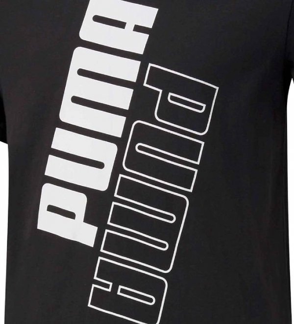 Puma t-shirt czarny Power Logo Tee 589302-01
