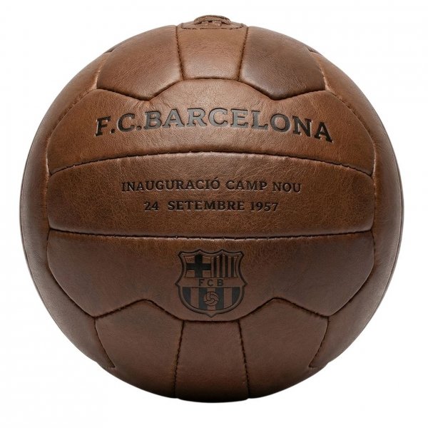 FC Barcelona piłka nożna retro Camp Nou oficjalna licencjonowana skóra naturalna BB1048