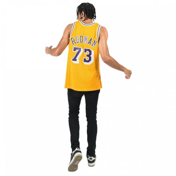 Mitchell &amp; Ness koszulka męska Los Angeles Lakers NBA Swingman Jersey Lakers 1998 Dennis Rodman SMJYCP20064-LALGOLD98DRD