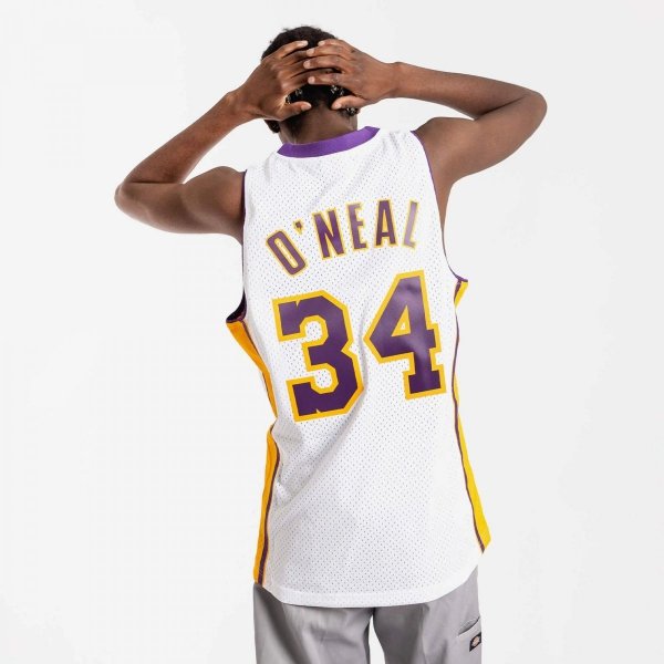 Mitchell &amp; Ness koszulka męska Los Angeles Lakers NBA Alternate Jersey Lakers 2002 Shaquille O'Neal SMJY4442-LAL02SONWHIT