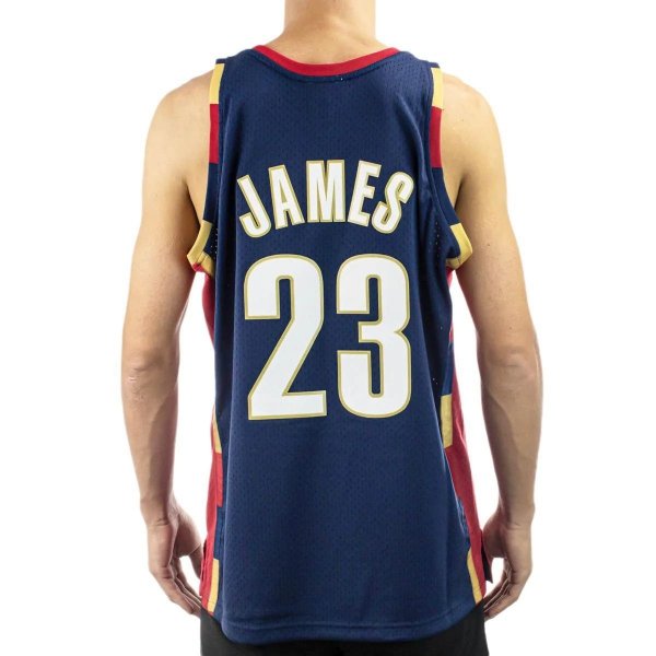 Mitchell &amp; Ness koszulka NBA Swingman Alternate Jersey Cavaliers 08 Lebron James SMJYGS18156-CCANAVY08LJAN