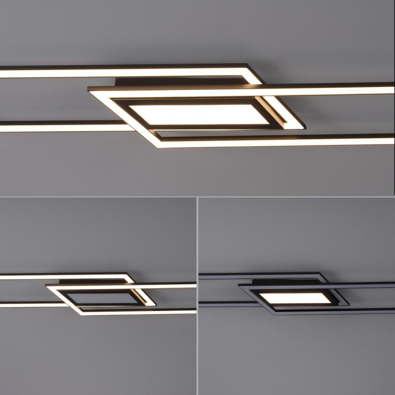 Lampa sufitowa plafon LED ASMIN 1 - punktowa czarny LeuchtenDirekt - 14694-18