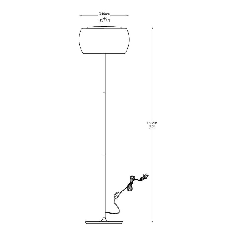 Lampa podłogowa CRYSTAL F0076-04A Zuma Line   