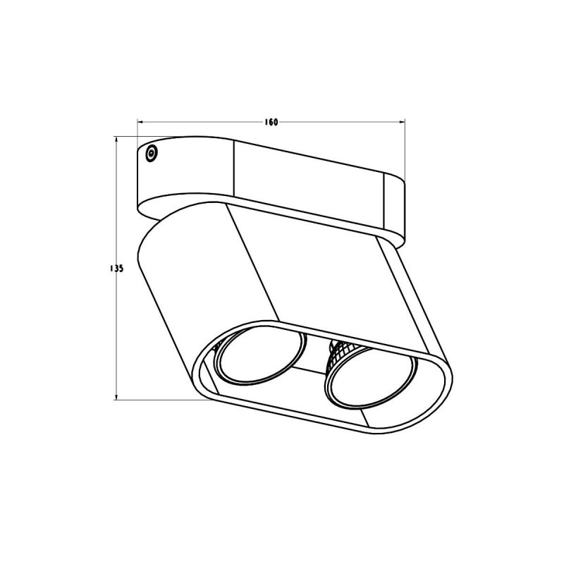 LAMPA WEWNĘTRZNA (SPOT) ZUMA LINE RONDIA 2 SPOT ACGU10-147 Zuma Line  