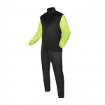 KOMBINEZON PRZECIWDESZCZOWY 2-CZĘŚĆ. REBELHORN RAIN BLACK/FLUO YELLOW L
