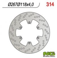 Tarcza hamulcowa przednia YAMAHA YZ 125 (90-00) 
