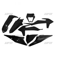 UFO KOMPLET PLASTIKÓW KTM EXC/EXC-F '20-22 KOLOR CZARNY 