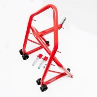 Podnośnik / stojak motocyklowy 2w1 przód - pod główkę ramy oraz tył - pod wahacz (typ L) 