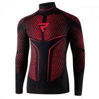 KOSZULKA TERMOAKTYWNA Z DŁUGIM RĘKAWEM REBELHORN THERM II BLACK/RED M 