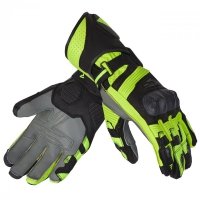 RĘKAWICE MOTOCYKLOWE REBELHORN FIGHTER BLACK, FLUO YELLOW XXL 