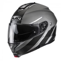 KASK MOTOCYKLOWY HJC C91 TERO BLACK GREY S 