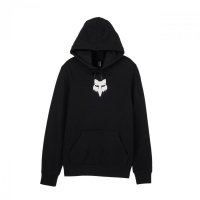 BLUZA Z KAPTUREM FOX LADY HEAD BLACK S 