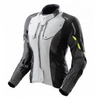KURTKA MOTOCYKLOWA TEKSTYLNA DAMSKA REBELHORN HIKER 4 BLACK GREY FLUO YELLOW WXL DXL 