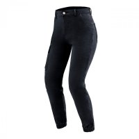 JEANSY MOTOCYKLOWE DAMSKIE OZONE JANE JOGGER FIT BLACK 36/30 W36/30 