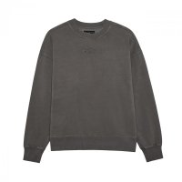 BLUZA FOX WORDMARK OVERSIZED FLEECE CREW PEWTER L 