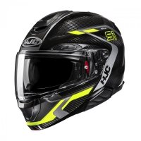 KASK MOTOCYKLOWY HJC RPHA91 CARBON LAGOS BLACK YELLOW M 