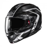KASK MOTOCYKLOWY HJC RPHA91 CARBON LAGOS BLACK WHITE L 