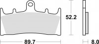 TRW klocki hamulcowe przód Suzuki GSX 1400 ( 01-07) 