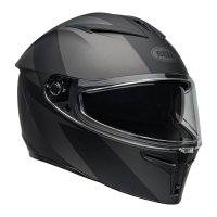 KASK BELL LITHIUM ECE6 SHEAR MATTE BLACK/METALLIC BLACK XL 