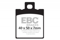 Klocki hamulcowe EBC FA047TT (kpl. na 1 tarcze) 