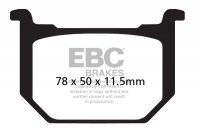 Klocki hamulcowe EBC FA051 (kpl. na 1 tarcze) 