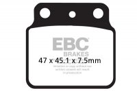 Klocki hamulcowe EBC FA137R (kpl. na 1 tarcze) (odpowiednik PROX 37.207402) 