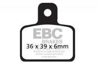 Klocki hamulcowe EBC FA351TT (kpl. na 1 tarcze) 