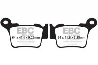 Klocki hamulcowe EBC FA368TT (kpl. na 1 tarcze) 