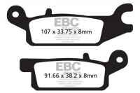 Klocki hamulcowe EBC FA443TT (kpl. na 1 tarcze) 