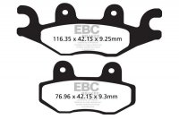 Klocki hamulcowe EBC FA484R (kpl. na 1 tarcze) 