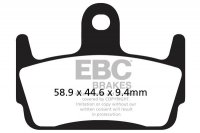 Klocki hamulcowe EBC SFA234 skuterowe (kpl. na 1 tarcze) 