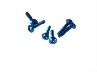 V PARTS (VICMA) ZESTAW ŚRUB OWIEWKI M5X30 (6SZT.) KOLOR NIEBIESKI (IMBUSOWA PŁASKA)(TA530AZ) 