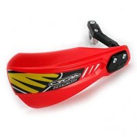 CYCRA PROMOCJA OSŁONY RĄK (LISTKI) Z MOCOWANIEM (22MM/28,6MM) MODEL COMPOSITE PRIMAL STEALTH RACER KOLOR CZERWONY 
