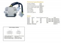 DZE REGULATOR NAPIĘCIA HONDA CB 650 79-82; CBX 400F 85; CBX 750F 84-86 (31600-460-731) (ESR190) 