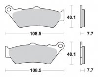 SBS KLOCKI HAMULCOWE KH209 / KH209/2 STREET PERFORMANCE (EXCEL) SINTER KOLOR ZŁOTY 