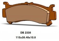 DELTA BRAKING KLOCKI HAMULCOWE KH701 LEWY PRZÓD HONDA SXS 1000 PIONEER 16-22, SXS 1000 TALON 19-22 