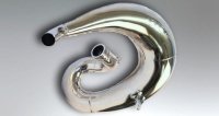 DEP PIPES PROMOCJA ARMOURED DYFUZOR/KOMORA/TUBA REZONANSOWA NIKLOWANA (FRONT EXHAUST PIPE NICKEL): KAWASAKI KX 250 05-19 (WZMOCN 
