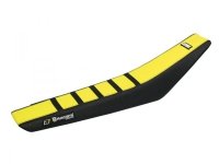BLACKBIRD POKROWIEC / POSZYCIE NA SIEDZENIE HUSQVARNA TC/FC 125/250/350/450 23 (FC/TC ALL MODELS) ZEBRA KOLOR CZARNY ŻÓŁTY 