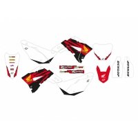BLACKBIRD KOMPLET NAKLEJEK (OKLEIN) HONDA CR 125R 02-07, CR 250R 02-07 RETRO 