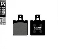 GALFER KLOCKI HAMULCOWE KH047 PÓŁMETALICZNE (SCOOTER) 