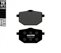 GALFER KLOCKI HAMULCOWE KH118 PÓŁMETALICZNE YAMAHA XT600 87; XT 600Z TENERE 85-90 