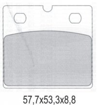 GALFER KLOCKI HAMULCOWE KH171 PÓŁMETALICZNE (OFERTA SPECJALNA) WYPRZEDAŻ 