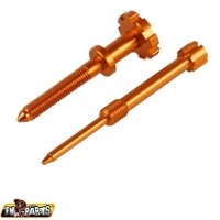 FM-PARTS ŚRUBA REGULACJI SKŁADU MIESZANKI I BIEGU JAŁOWEGO DO GAŹNIKA KEIHIN (FUEL MIXTURE AND IDLE SCREW) KOLOR POMARAŃCZOWY 