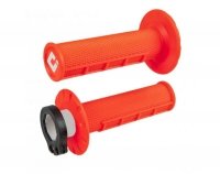 ODI MANETKI OFF ROAD HALF WAFFLE MX V2 LOCK-ON GRIP KOLOR FLUO POMARAŃCZOWY 