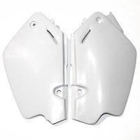 UFO BOCZKI TYLNE HONDA CR 125 91-92, CR 250 90-91, CR 500 91-01 KOLOR BIAŁY 