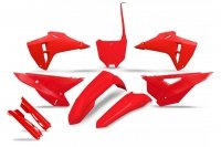 UFO KOMPLET PLASTIKÓW (FULL KIT) Z OSŁONAMI TELESKOPÓW (AMORTYZATORÓW) HONDA CRF 250R / 450R 25 KOLOR CZERWONY 