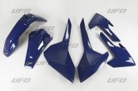 UFO KOMPLET PLASTIKÓW HUSQVARNA TE/TX 125/250/300 17-19, FE 250/350/450/501 17-19 KOLOR GRANATOWY (HU618E087) 