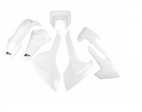 UFO KOMPLET PLASTIKÓW HUSQVARNA TX/TE/FE 17-19 Z OSŁONĄ LAMPY KOLOR OEM (BIAŁY) (HU621E999W) 