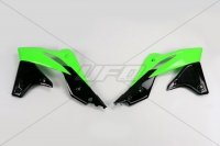 UFO OSŁONY CHŁODNICY KAWASAKI KXF 250 13-16 KOLOR OEM (ZIELONY/CZARNY) 
